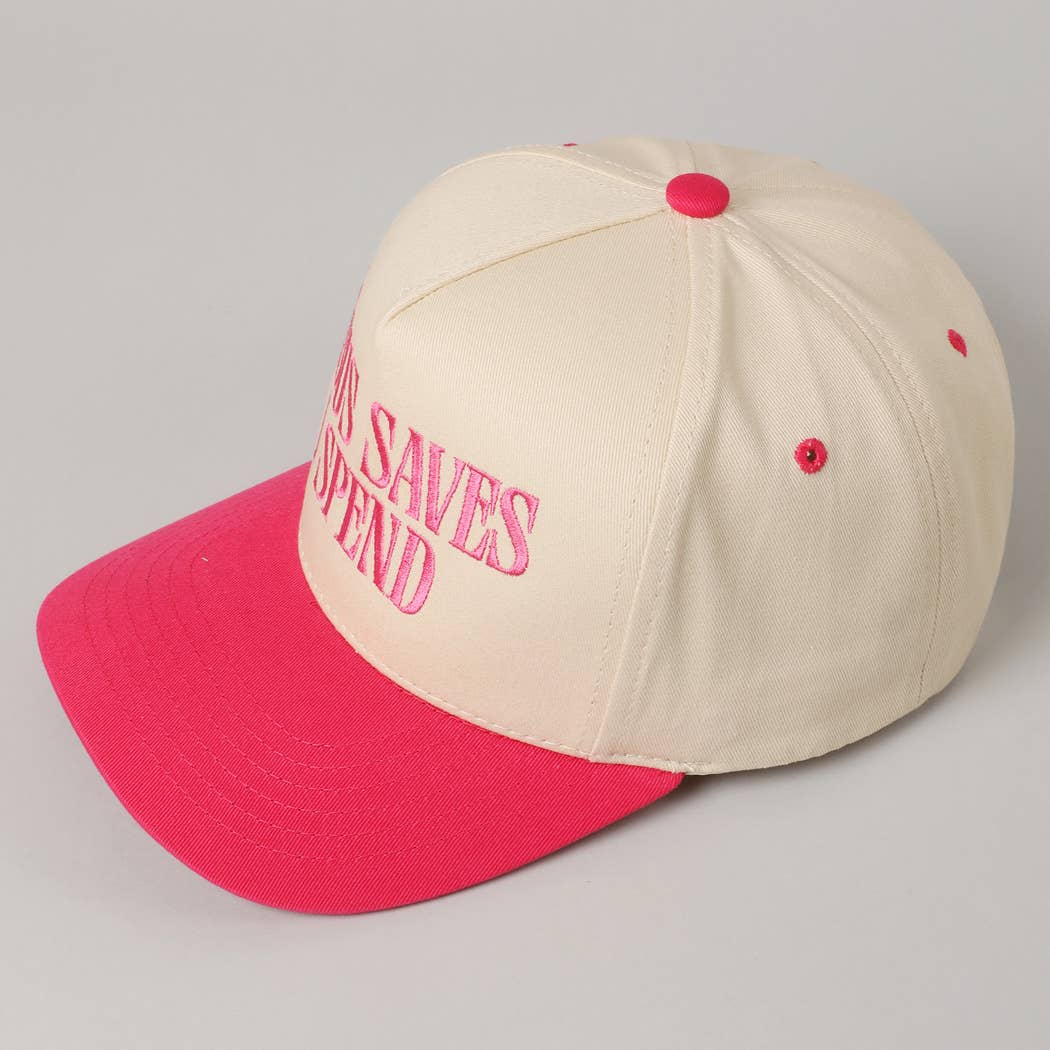 Jesus Saves, I Spend Embroidery Trucker Hat