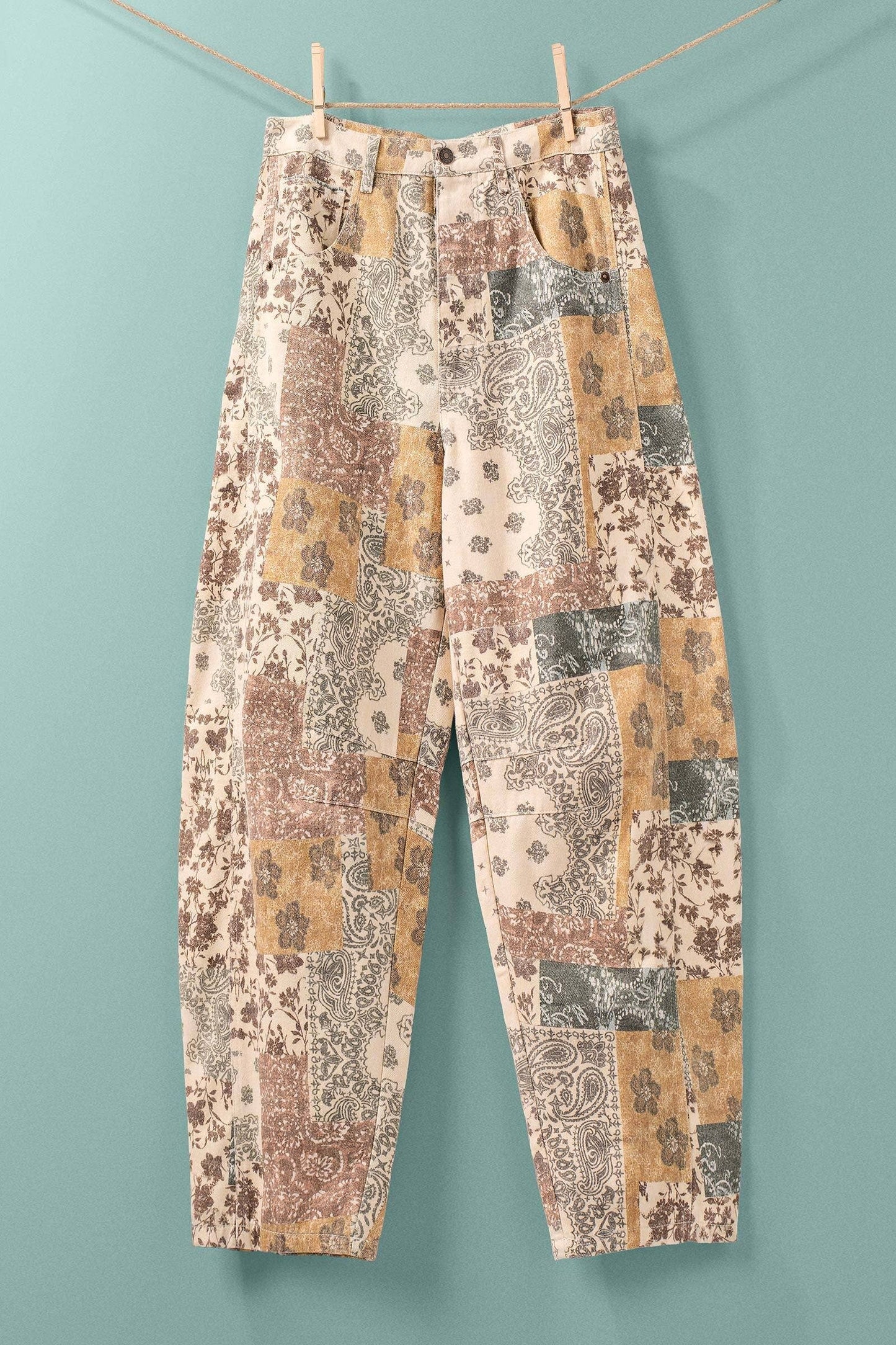 Boho Patchwork Pants