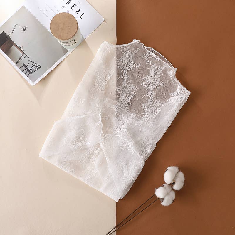 Floral Lace Sheer Top
