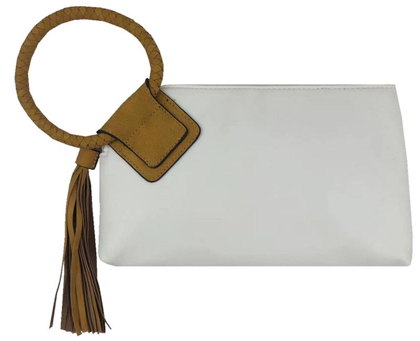 Two Toned Boho Wristlet