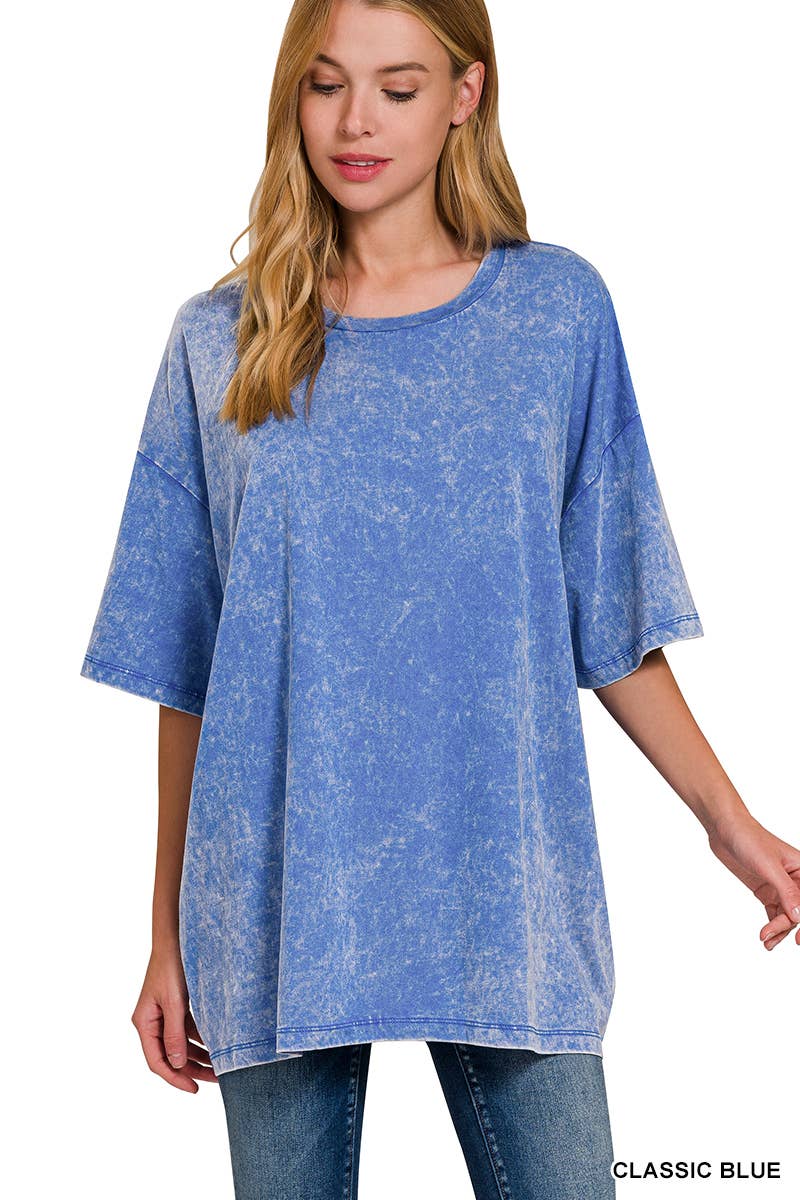 Acid Washed Oversized Tee