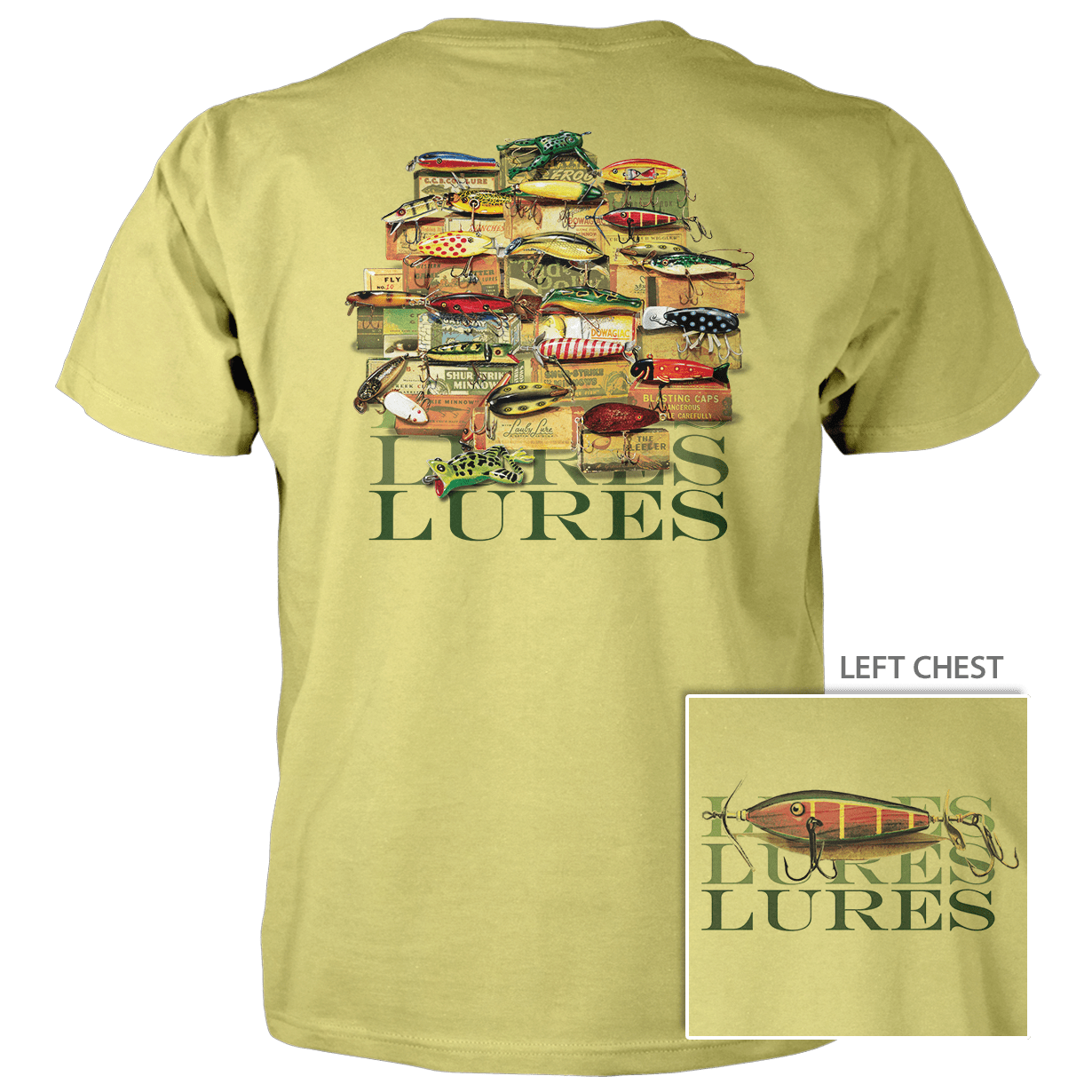 Lures Lures Lures Cotton T-Shirt