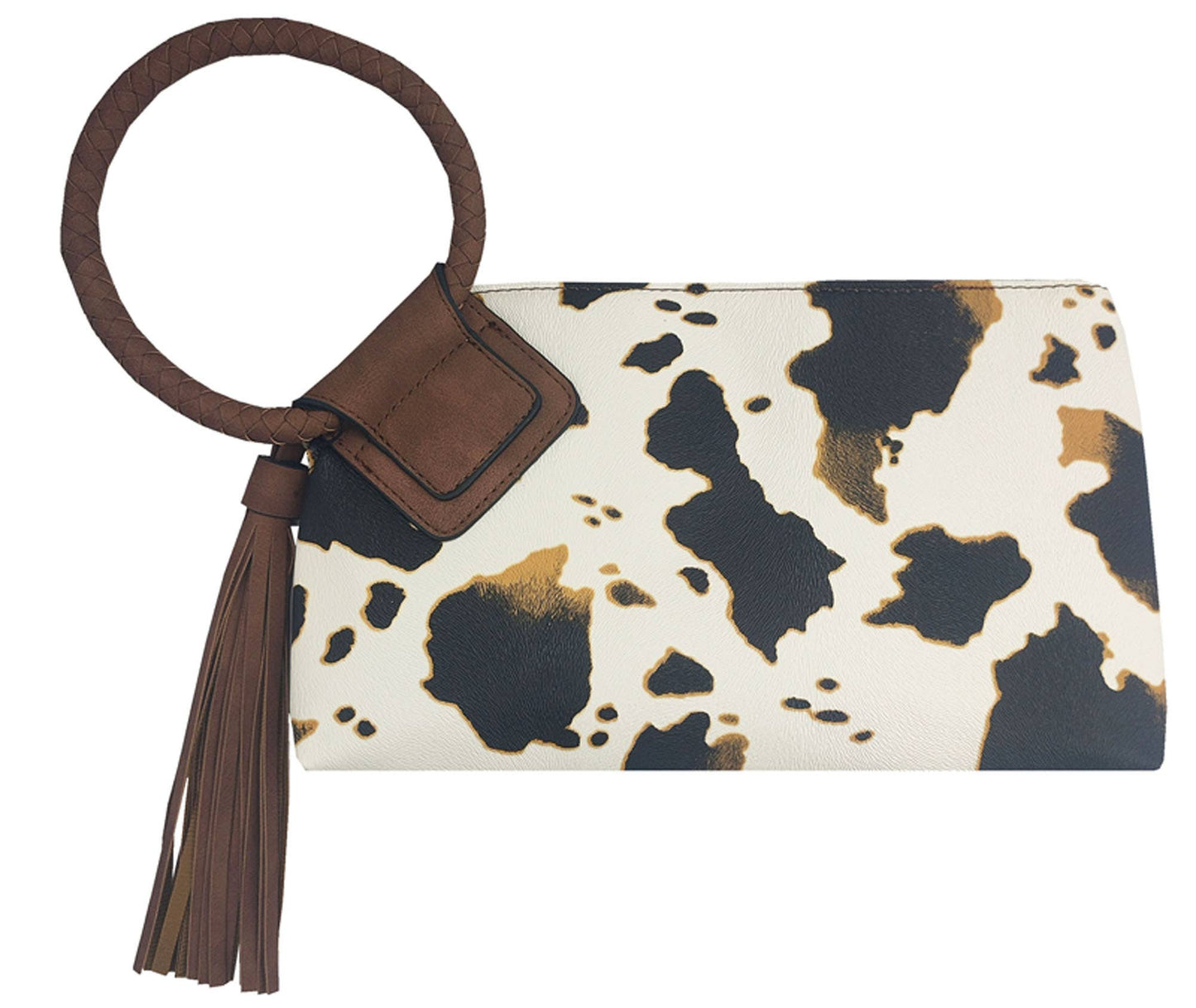 Two Toned Boho Wristlet