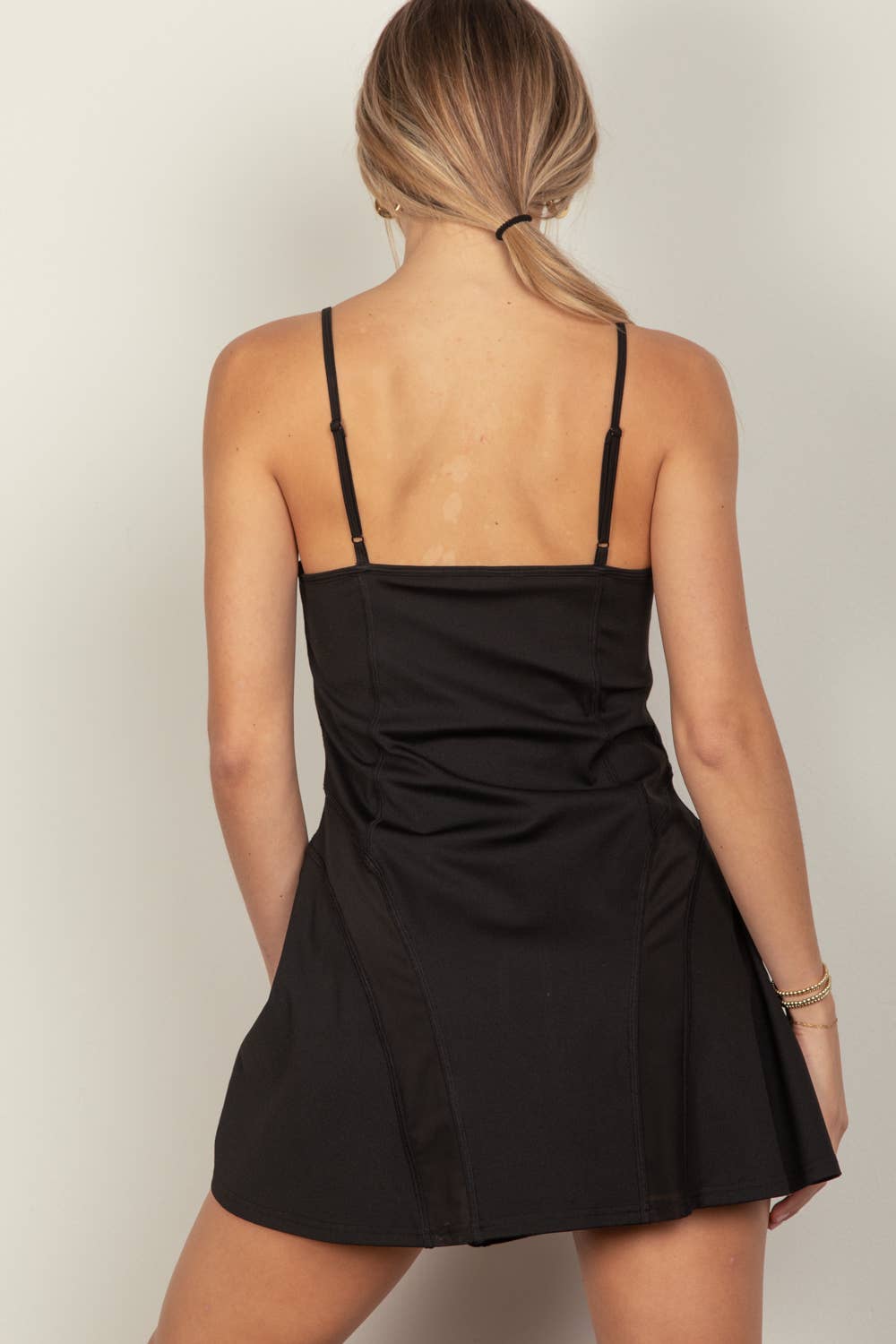 Tennis Mini Dress with Mesh Detail