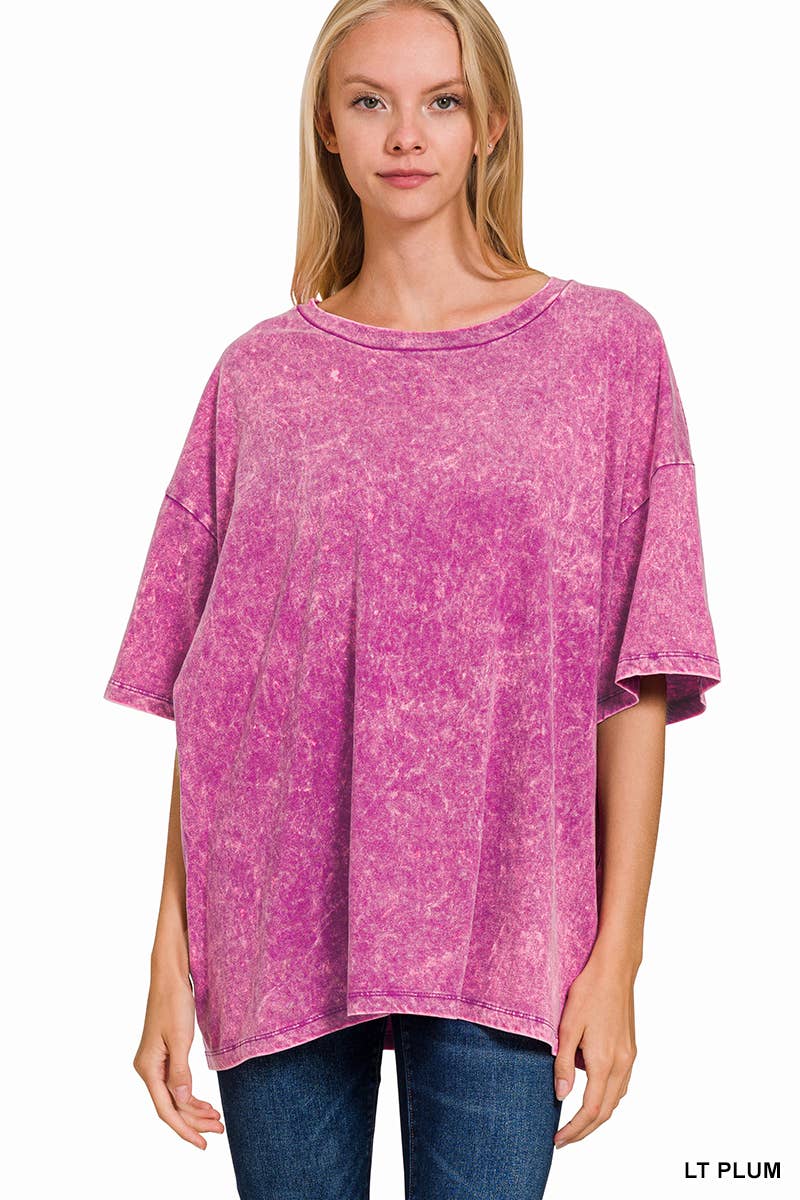 Acid Washed Oversized Tee