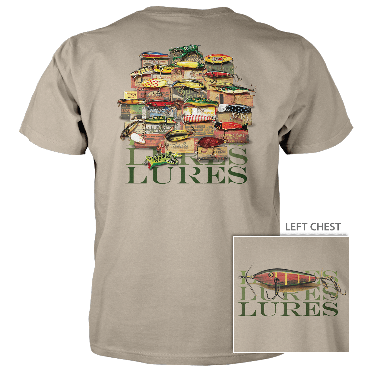Lures Lures Lures Cotton T-Shirt