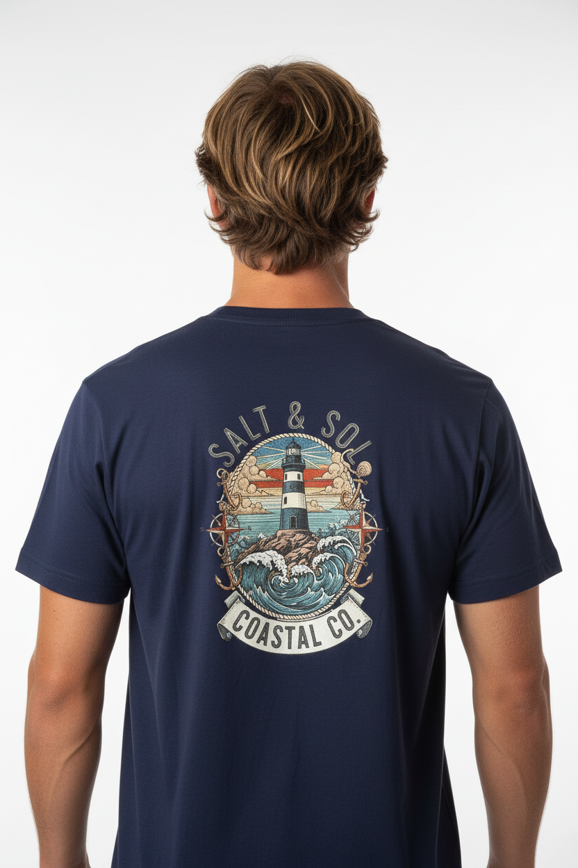 Coastal Co Lighthouse SS Tee