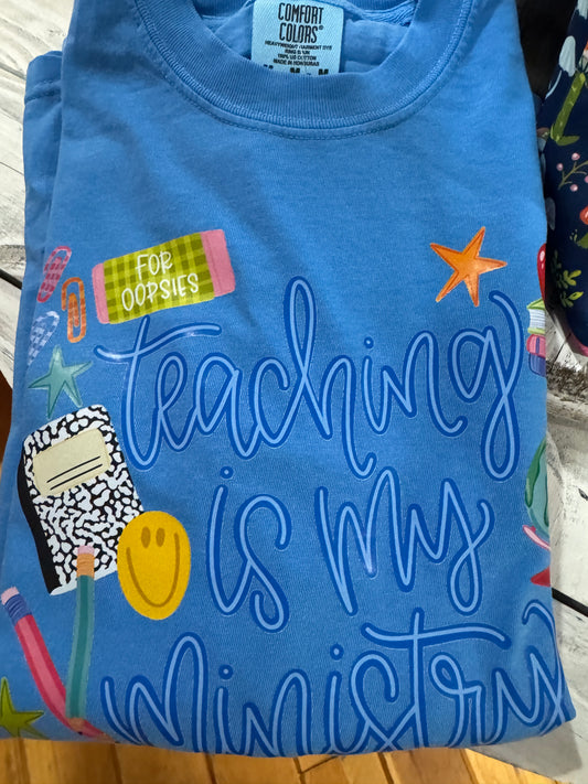 Teaching is my Ministry-Adult Tees