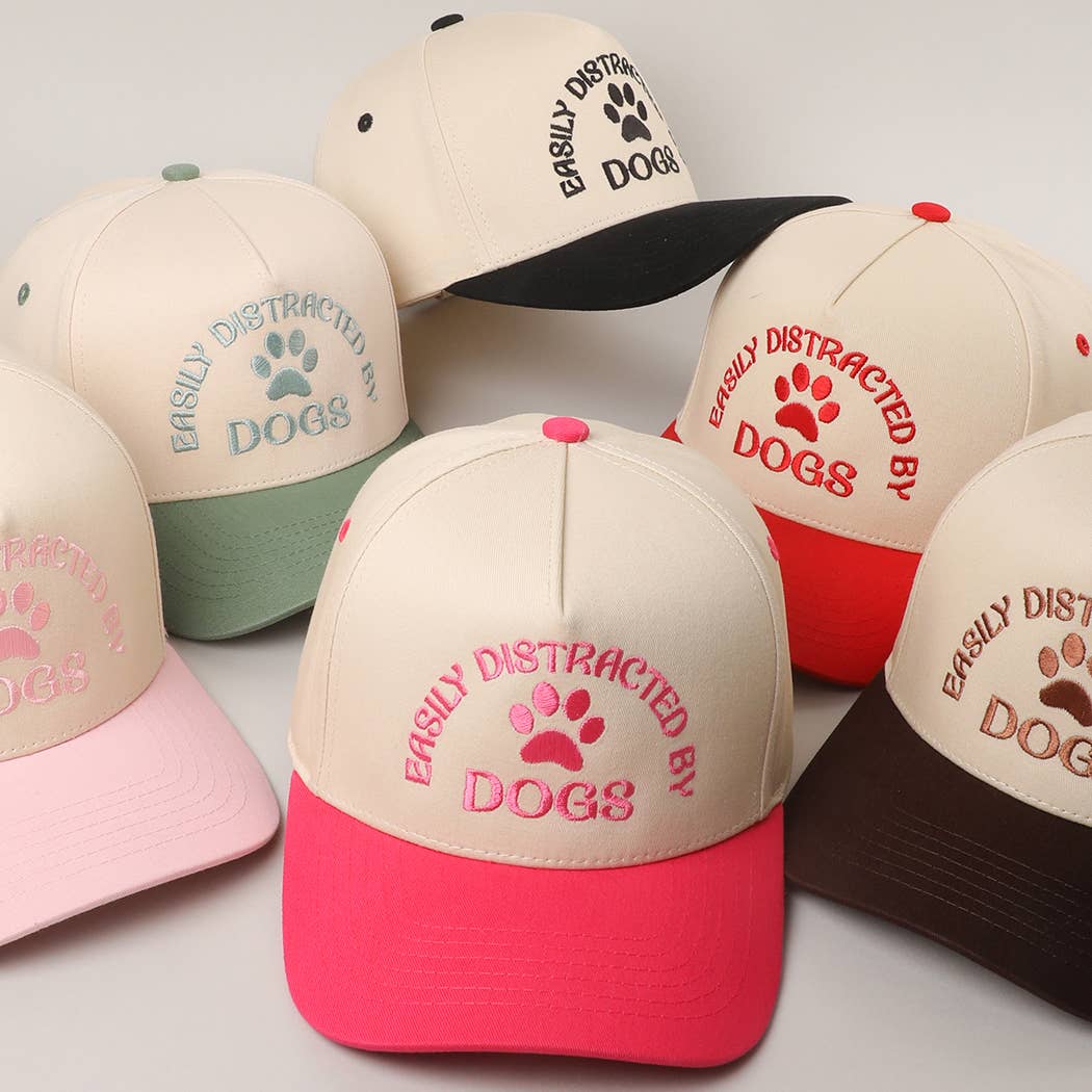 EASILY DISTRACTED BY DOGS Trucker Hat