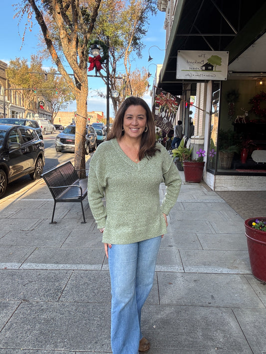 The Aspen V Neck Sweater
