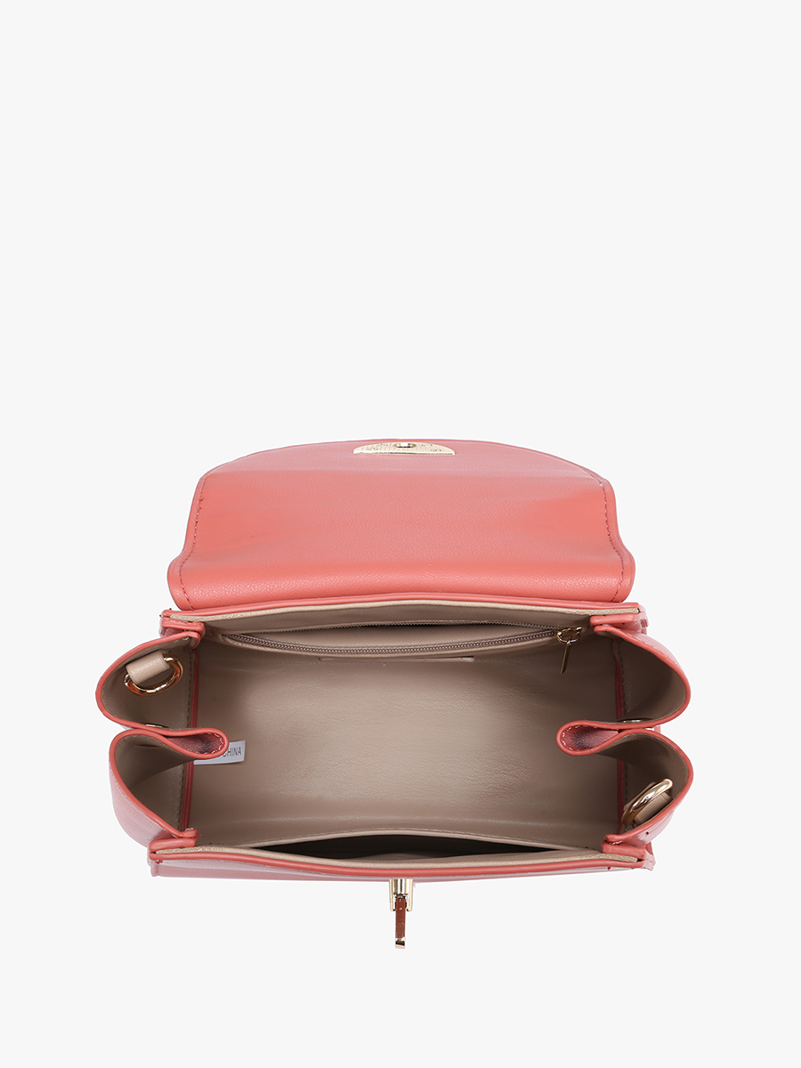 Clarke Twist Lock Small Satchel