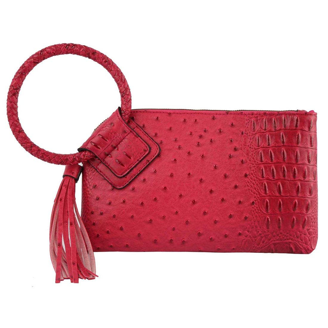 Tasia Croc Wristlet