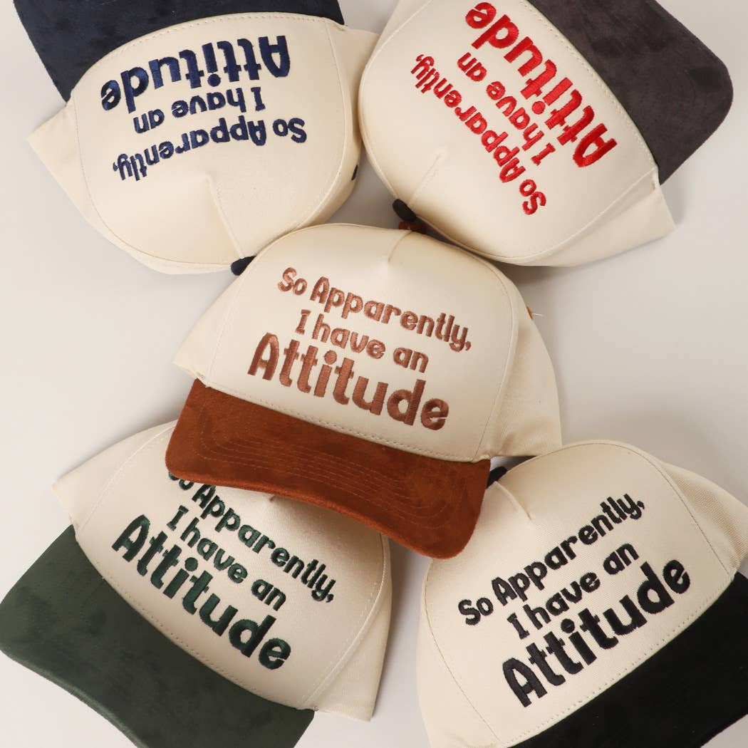 So Apparently I Have An Attitude Trucker Hat