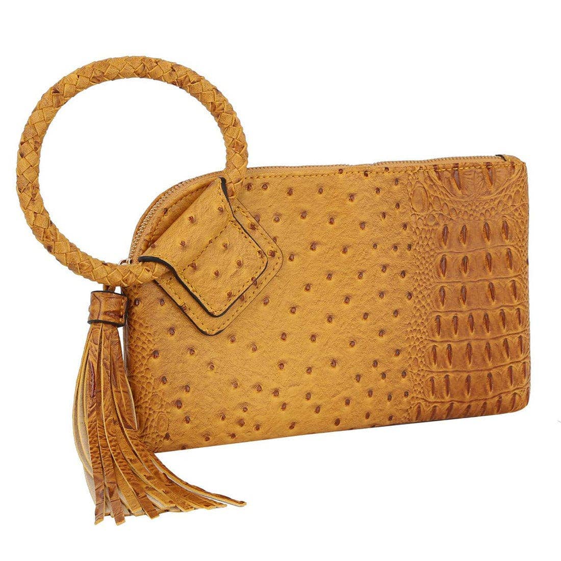 Tasia Croc Wristlet