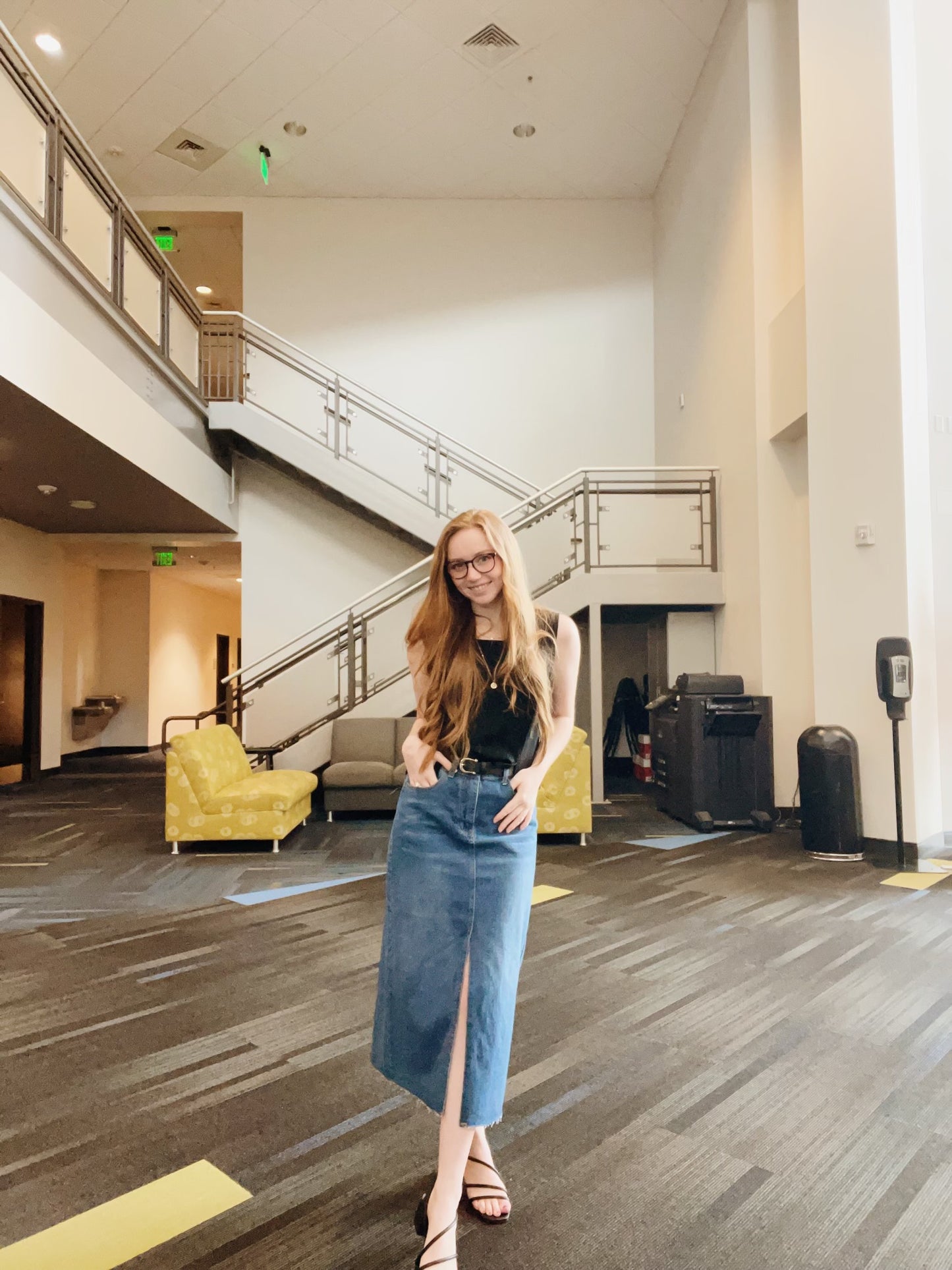 The Amber Denim Skirt