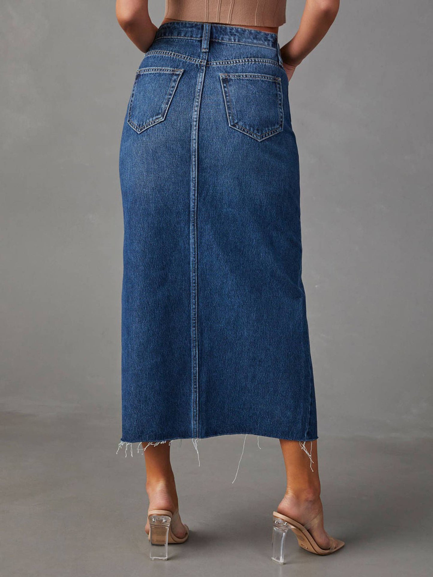 The Amber Denim Skirt