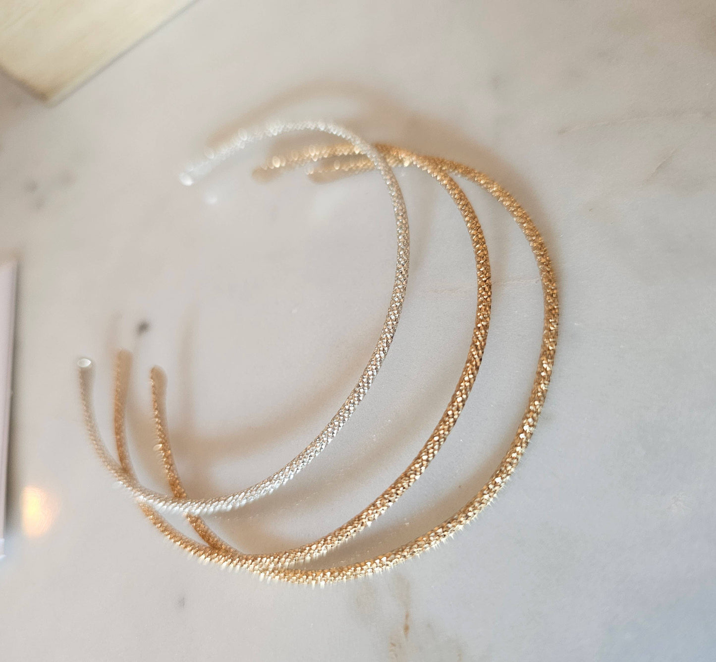 Half Moon Jewelry Designs - Permanent jewelry bangle (Sparkle), Bangle blank for PJ