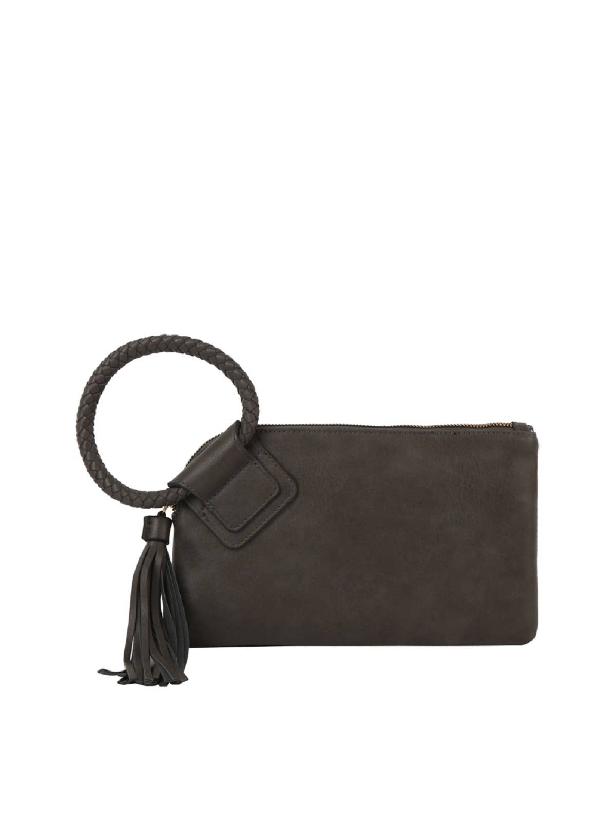 Boho Vegan Leather Wristlet/Clutch
