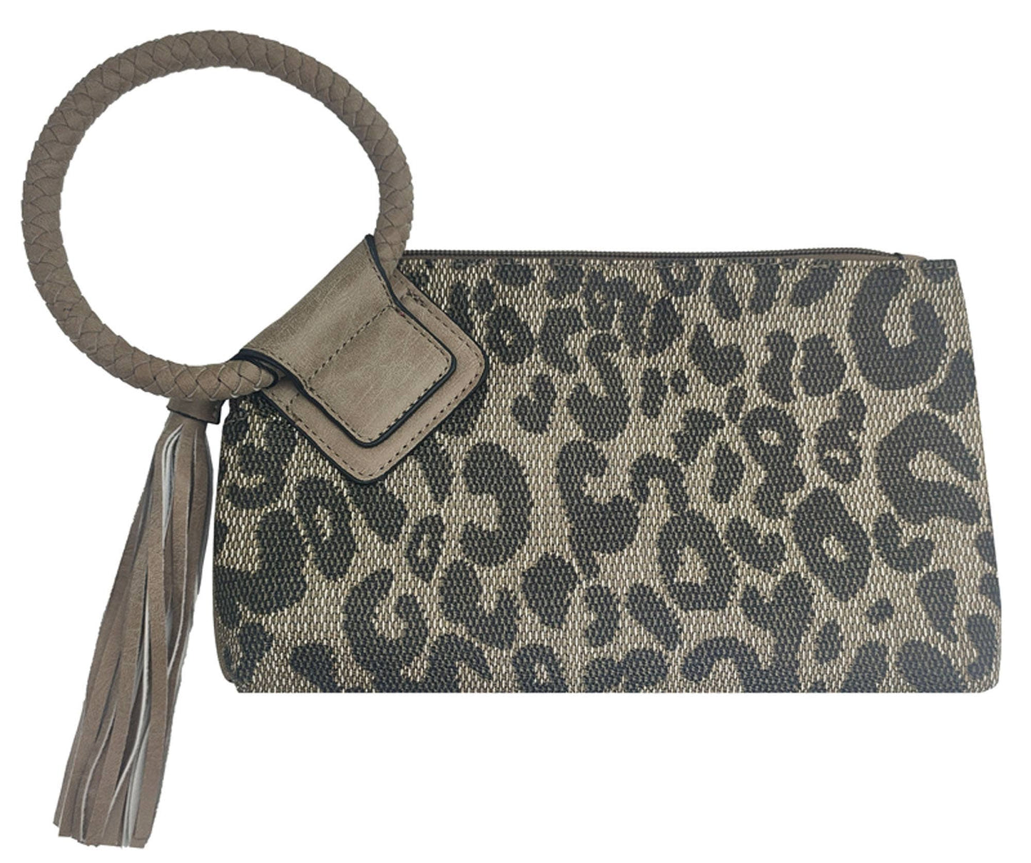 Two Toned Boho Wristlet
