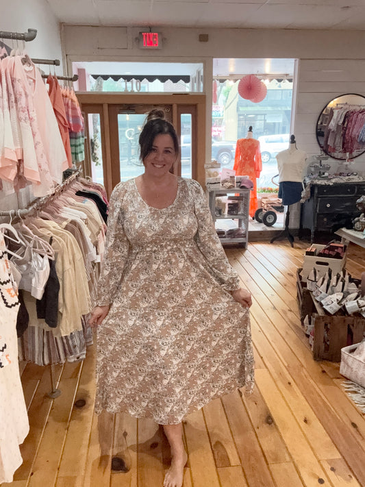 Maple Grove Floral Dress