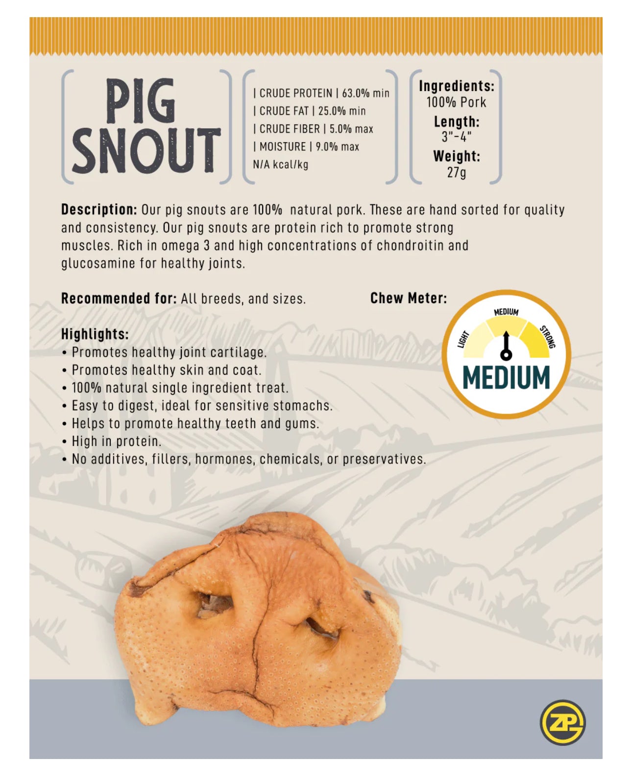 Pig Snout Chews