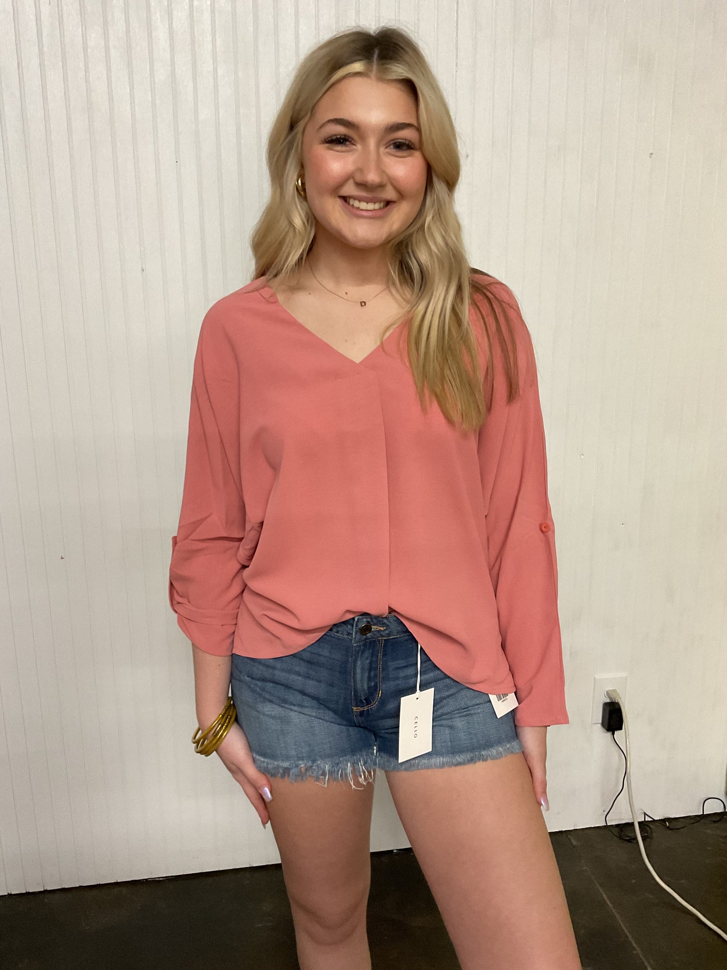The Hannah Pleated Top