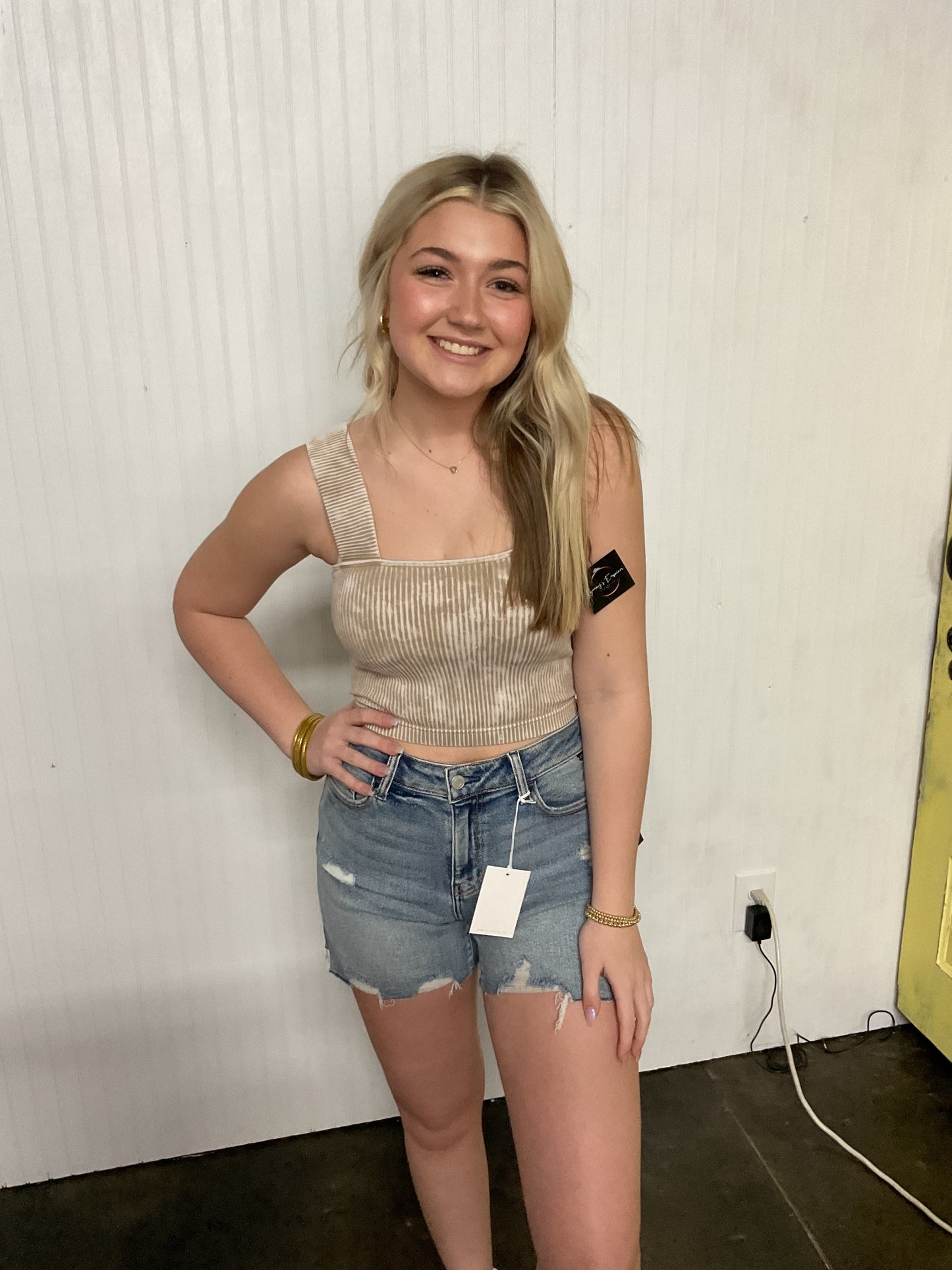 Ribbed Cropped Top