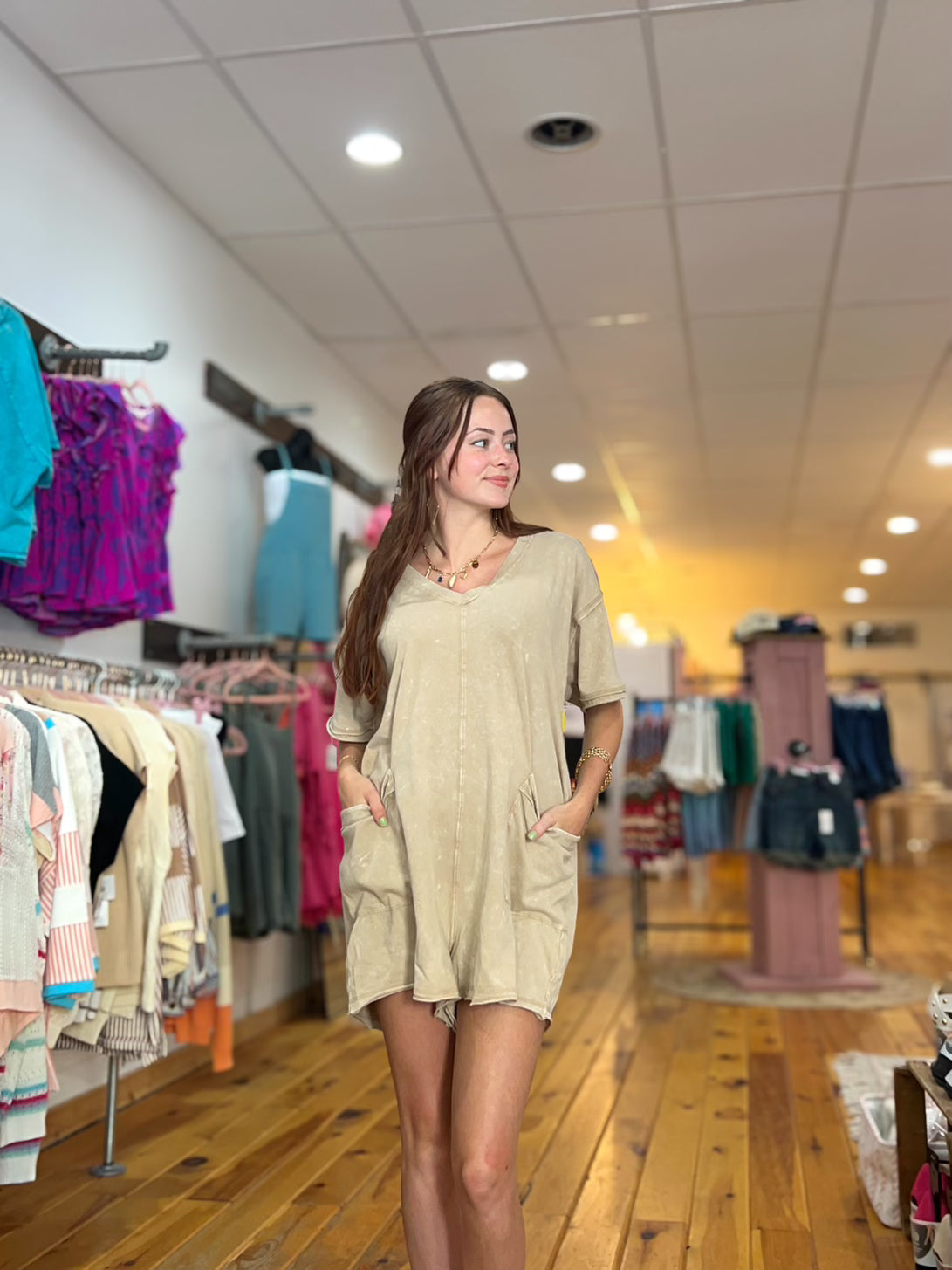 The Cassie Oversized Knit Romper