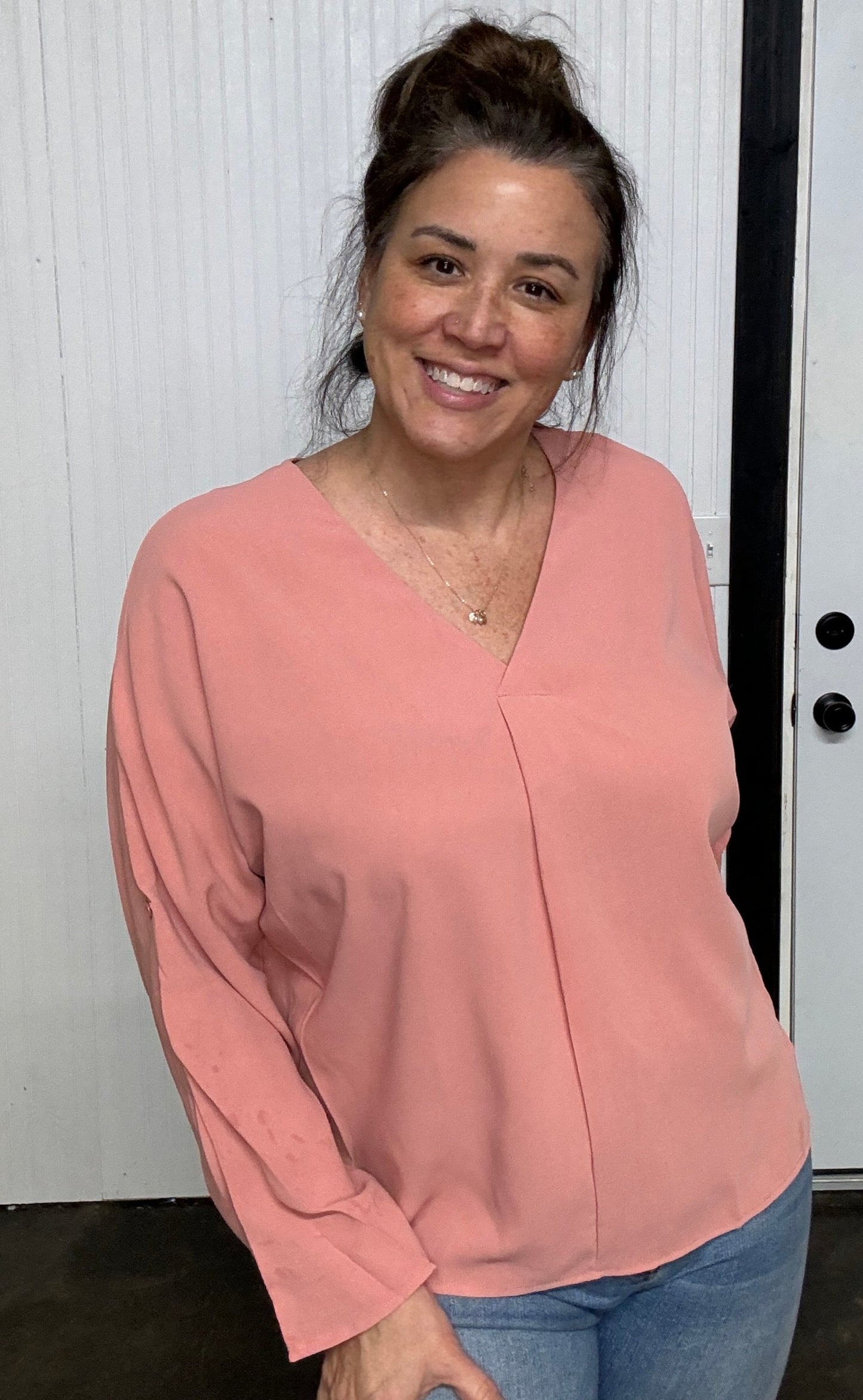 The Hannah Pleated Top