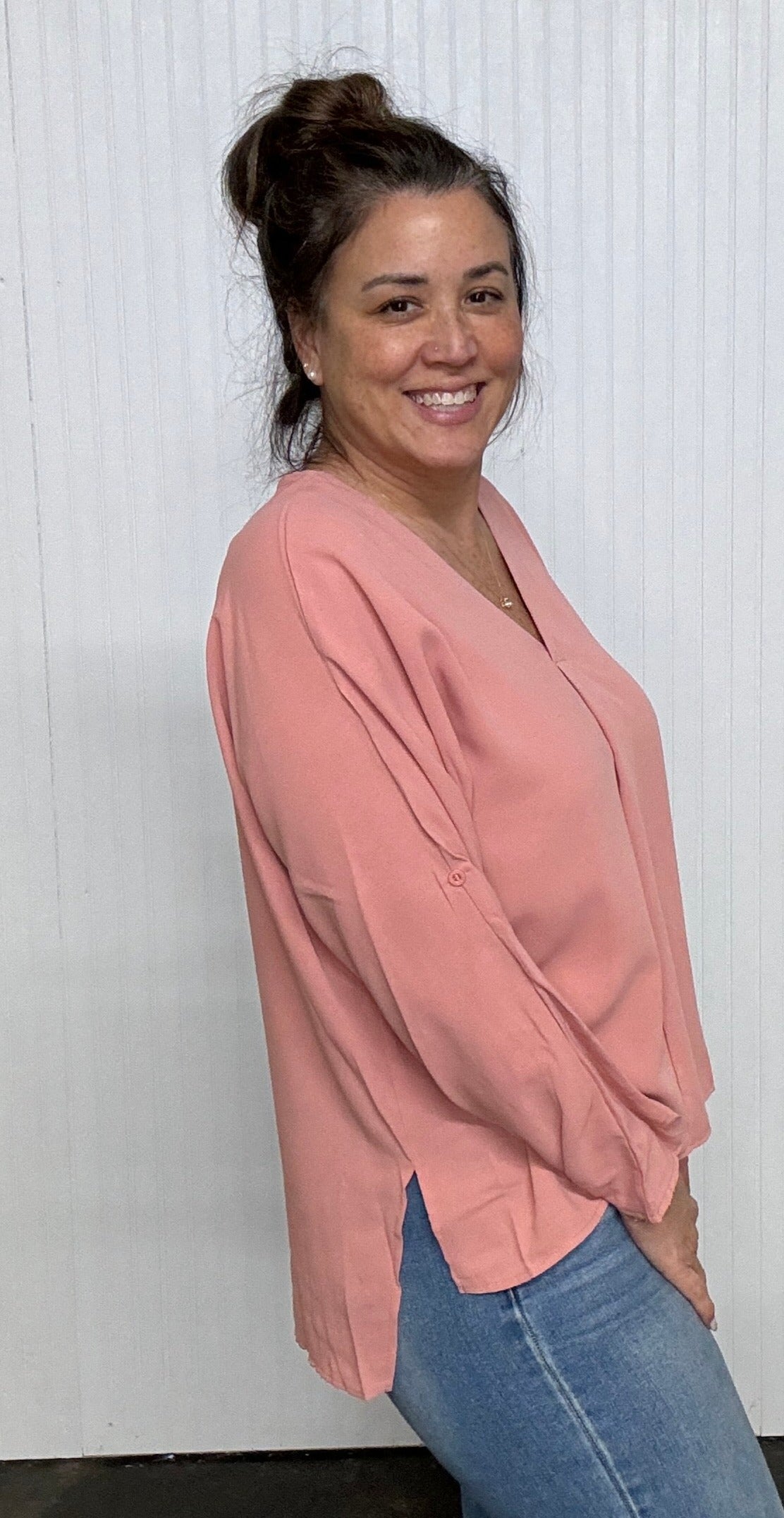 The Hannah Pleated Top