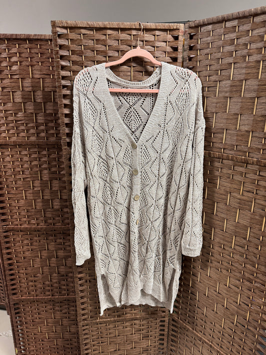 Openwork Cardigan