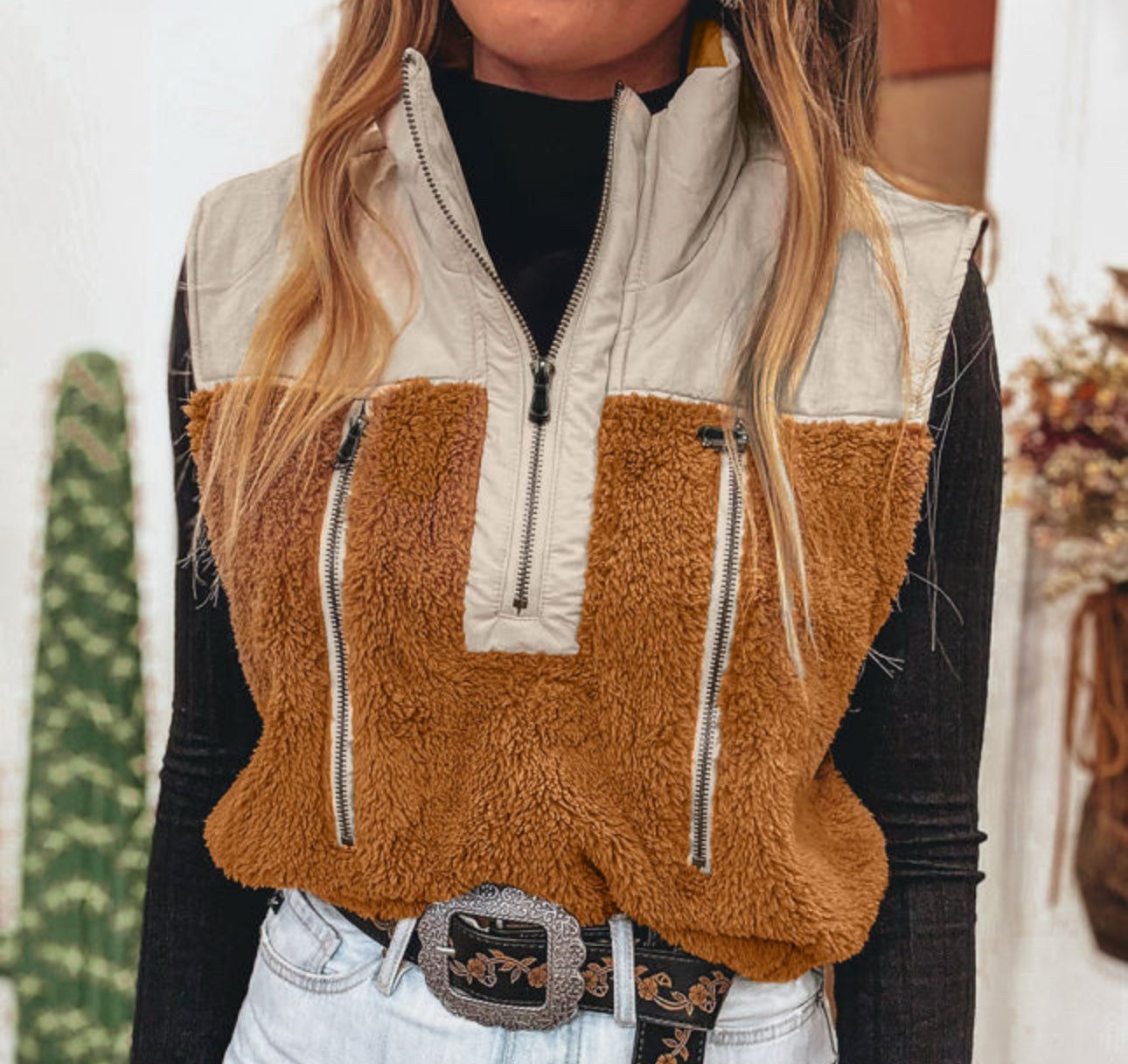 BF: Fawn Fleece Vest