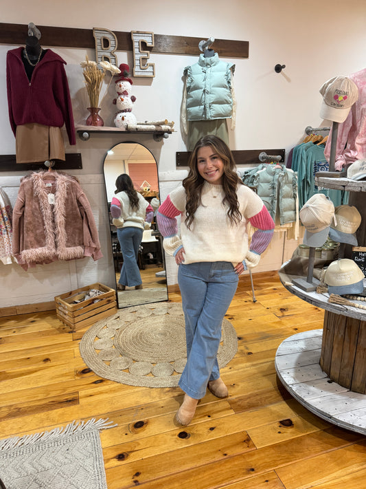 Valentine Colorblock Sweater