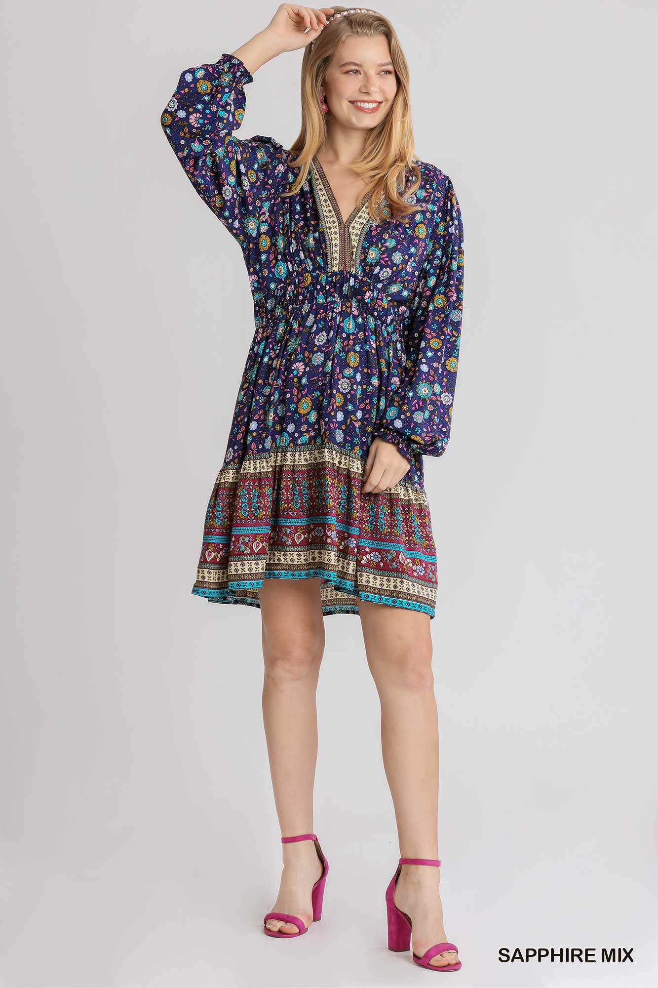 The Sapphire Babydoll Dress