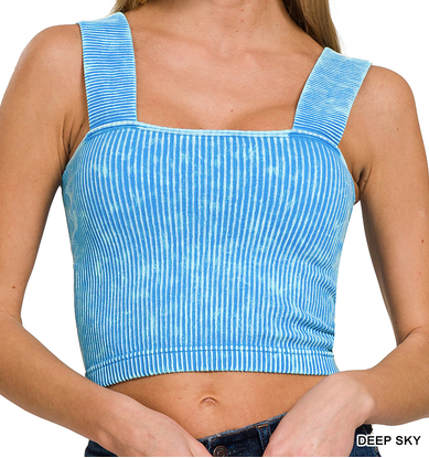 Ribbed Cropped Top