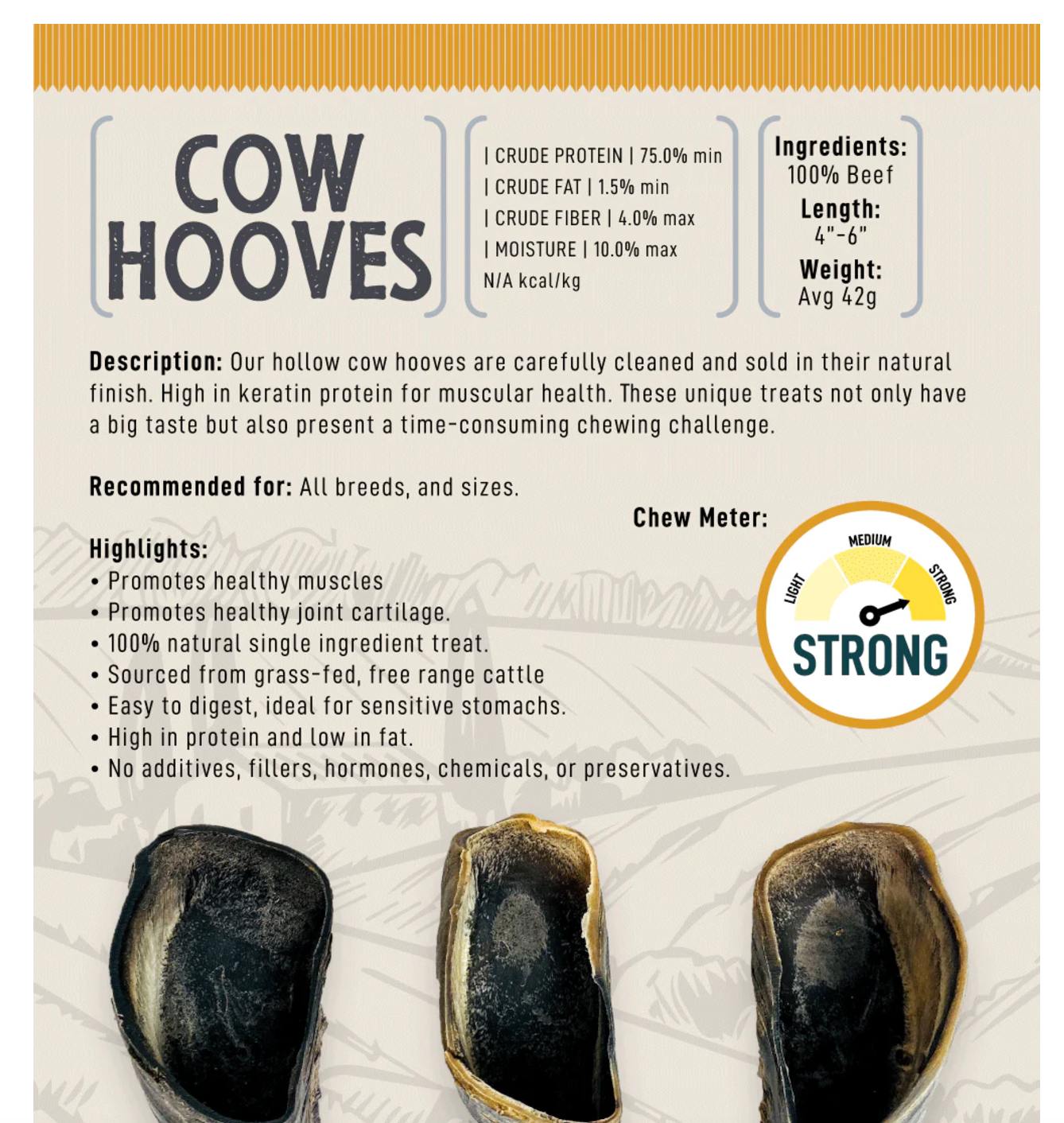Cow Hooves Chews