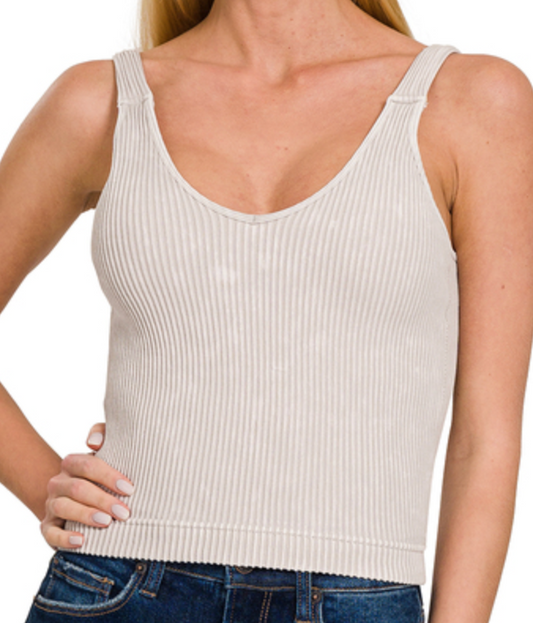 V-Neck Padded Tank