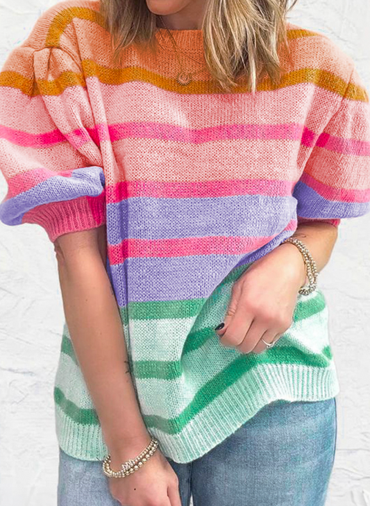 The Zalea Short Sleeve Sweater