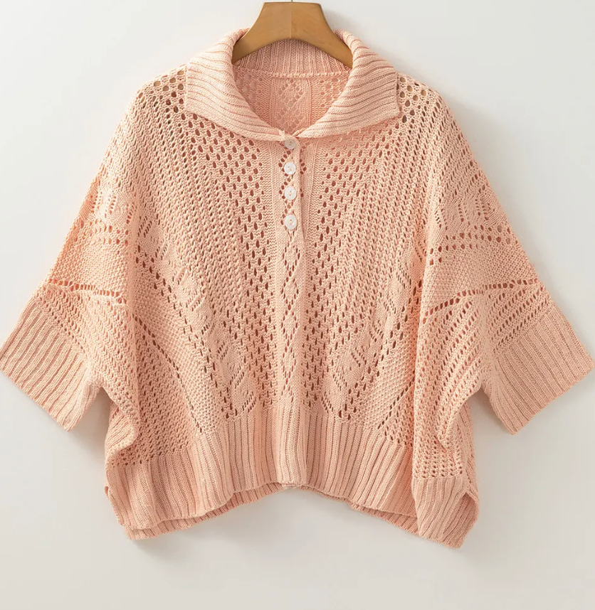 The Lydia Collared Sweater