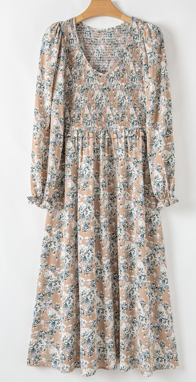 Maple Grove Floral Dress