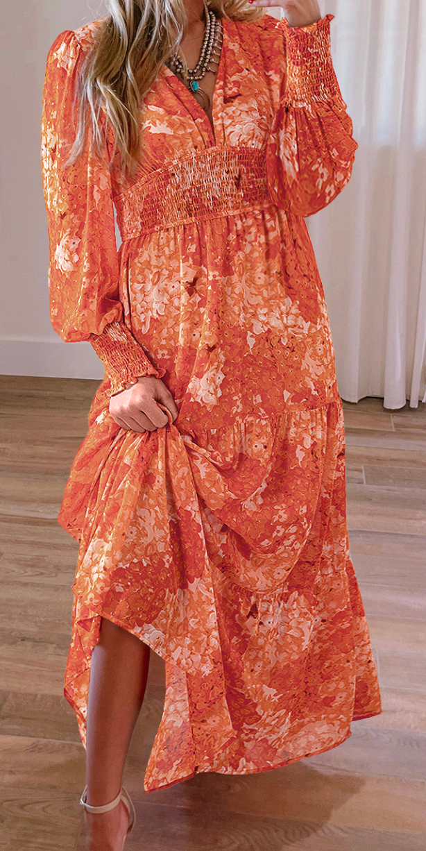 Orangesicle Dream Maxi Dress