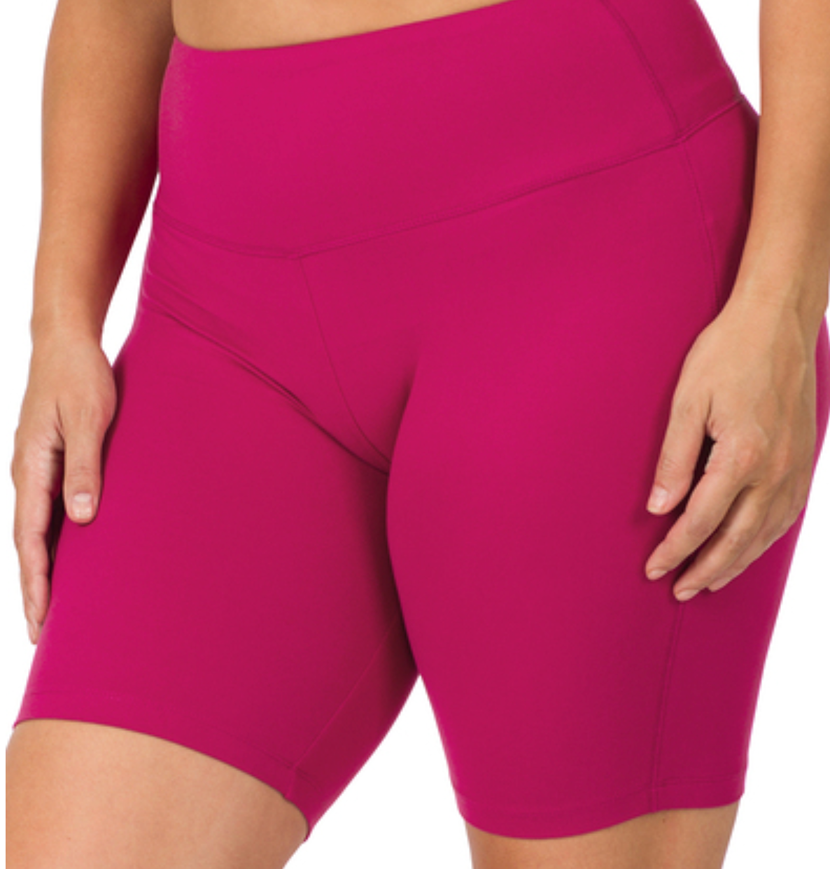 Curvy Biker Shorts 8" inseam