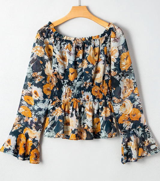 The Jazzy Fall Floral Top