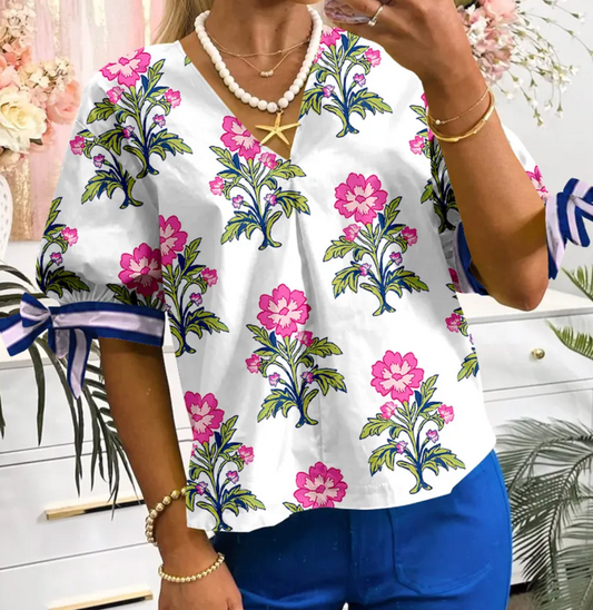 The Sally Floral Top