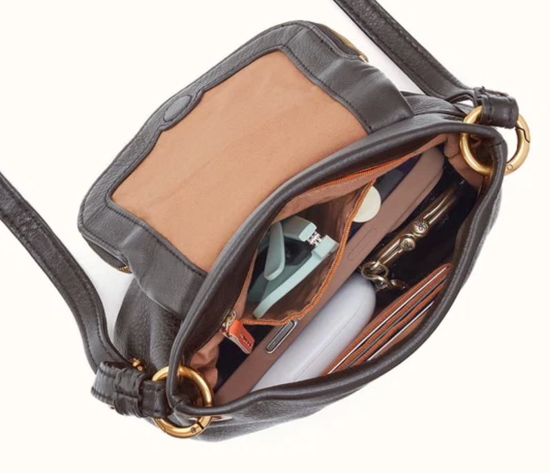 Hobo: Zip Flap Crossbody-Hearthstone