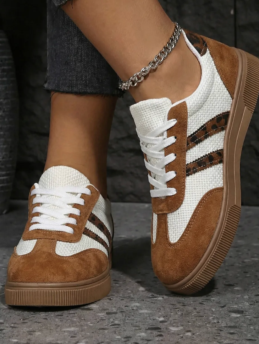 Leopard Fall Sneakers