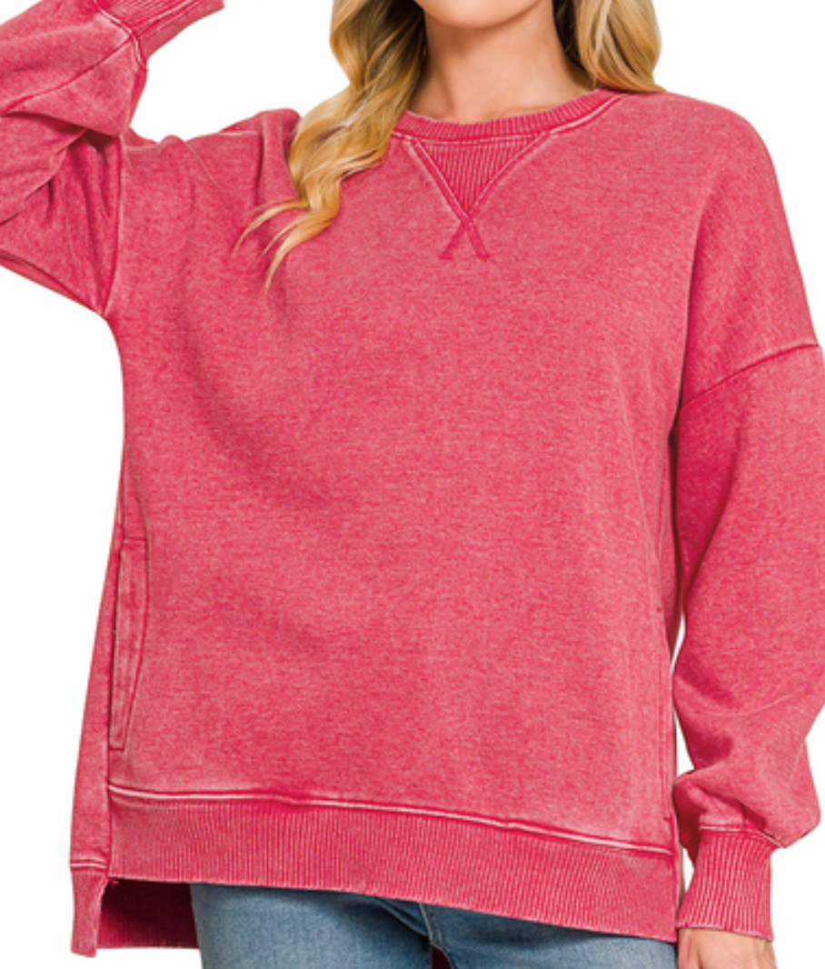 Fall Sweatshirt w/Pockets
