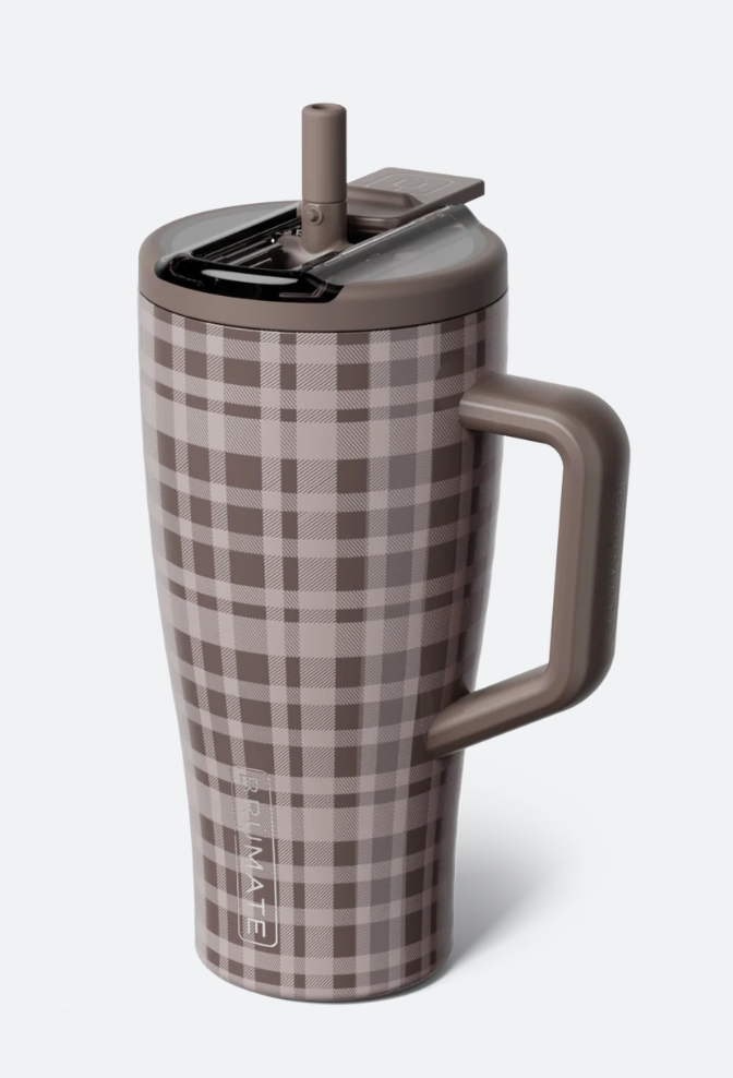 Brumate PECAN PLAID Era Flip 30oz