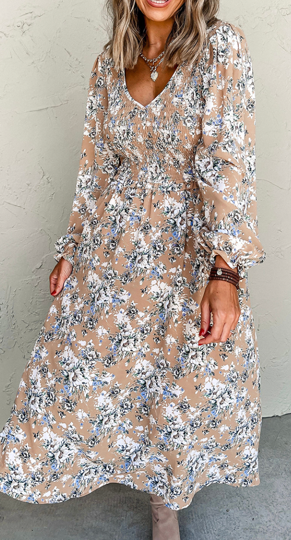 Maple Grove Floral Dress