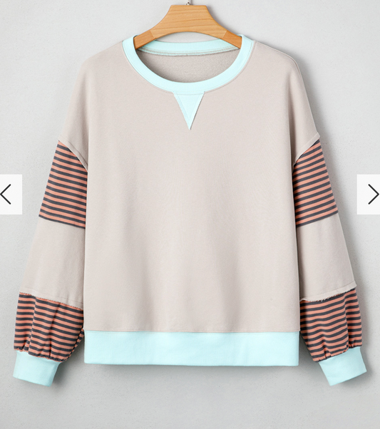 The Kennie Striped Sweatshirt